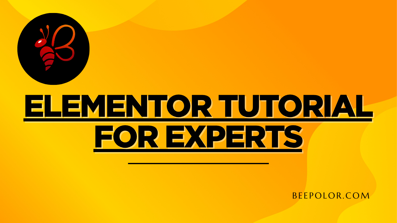 Elementor Tutorial for Experts