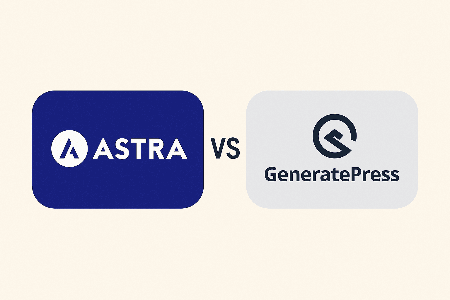 Astra vs GeneratePress