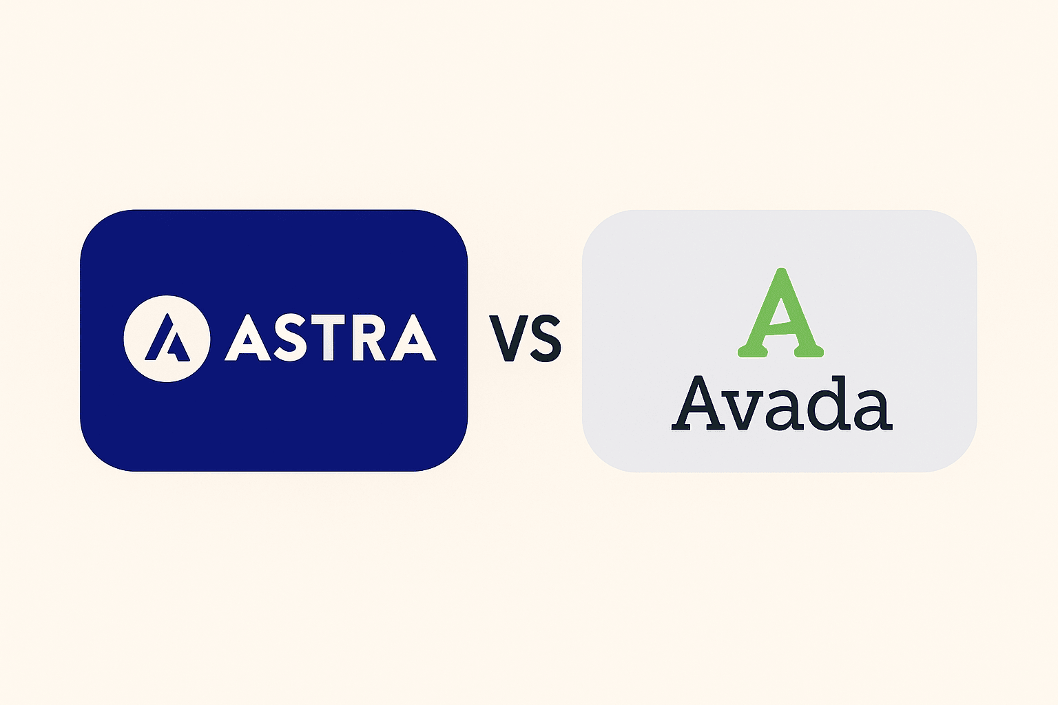 Astra vs Avada